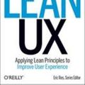 Cover Art for 9781449311650, Lean UX by Jeff Gothelf