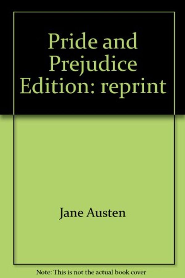 Cover Art for 9780199209217, Pride and Prejudice by Jane Austen