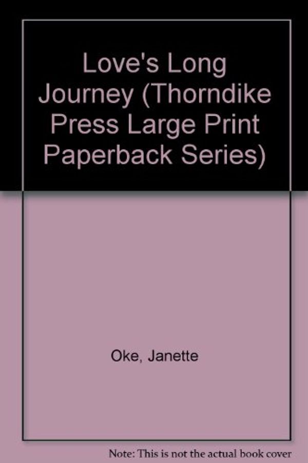 Cover Art for 9780816150199, Love's Long Journey by Janette Oke