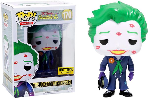 Cover Art for 0889698130653, Funko POP! Heros: DC Bombshells - Joker With Kisses by Funko