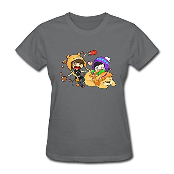 Cover Art for 4615470480588, Top-Shirt TopShirt Women's Dan and Phil Dan Howell and Phil Lester T-Shirt M DeepHeather by Unknown