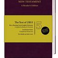 Cover Art for 9783438051684, UBS 5th Revised Greek New Testament Reader's Edition: 124377 (Greek Edition) by Nestle-Aland