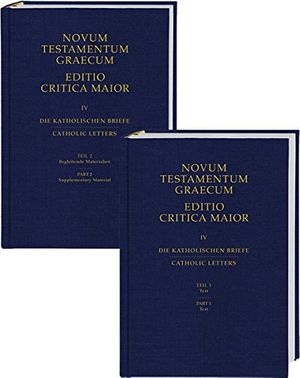Cover Art for 9783438056054, Novum Testamentum Graecum Editio Critica Maior by German Bible Society