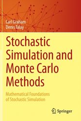 Cover Art for 9783642393624, Stochastic Simulation and Monte Carlo Methods by Carl Graham