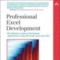 Cover Art for 9780321262509, Professional Excel Development: The Definitive Guide to Developing Applications Using Microsoft Excel and VBA by Stephen Bullen, Rob Bovey, John Green