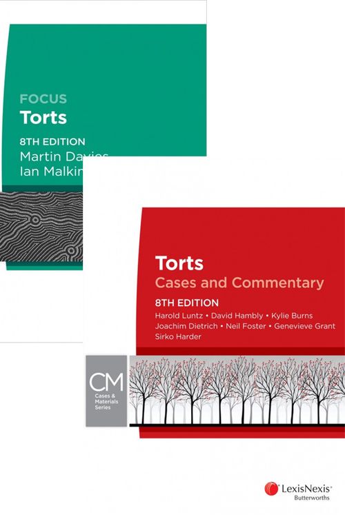 Cover Art for 9780001181205, Torts: Cases and Commentary 8th edition + Focus Torts 8th edition by Luntz, H.,