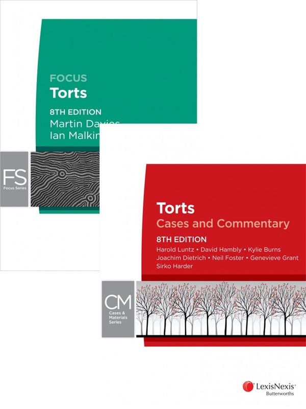 Cover Art for 9780001181205, Torts: Cases and Commentary 8th edition + Focus Torts 8th edition  by Luntz, H.,