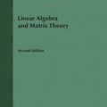 Cover Art for 9780471631705, Linear Algebra and Matrix Theory by E. D. Nering