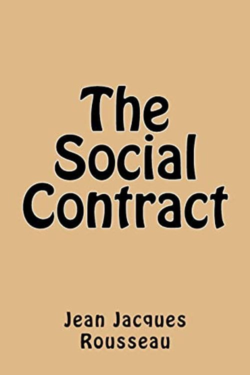 Cover Art for 9781974605590, The Social Contract by Jean Jacques Rousseau