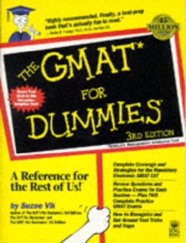 Cover Art for 9780764550829, GMAT for Dummies by Suzee Vlk