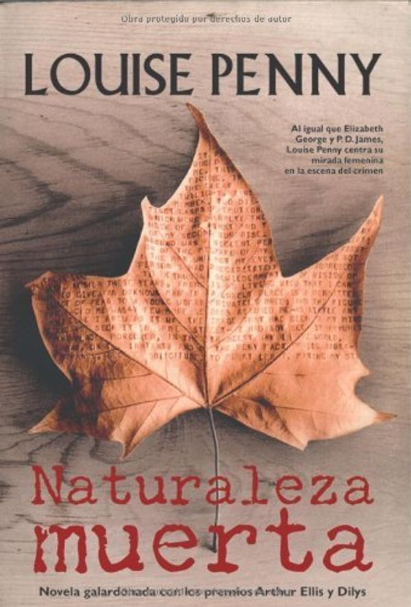 Cover Art for B00E9Z1SUI, Naturaleza muerta (Calle negra) (Spanish Edition) by Louise Penny