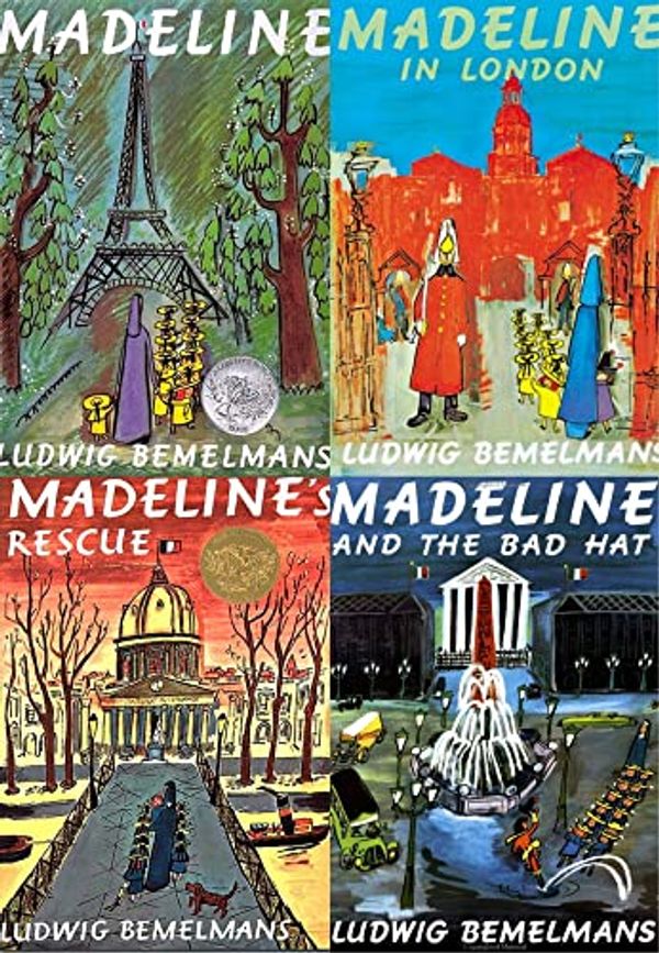 Cover Art for B004J1QQSQ, Set of 4 Madeline Books (Madeline ~ Madeline's Rescue ~ Madeline in London ~ Madeline and the Bad Hat) by Ludwig Bemelmans