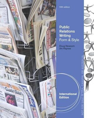 Cover Art for 9781285074733, Public Relations Writing by Jim Haynes