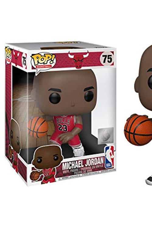 Cover Art for B083Z5L2CJ, Funko Michael Jordan [Bulls]: 10in Pop! Basketball Vinyl Figure Bundled with 1 Basketball Trading Card (075 - 45598 - B) by Unknown