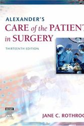 Cover Art for 9780323039277, Alexanders Care Of Pat In Surg 13E by Jane C. Rothrock