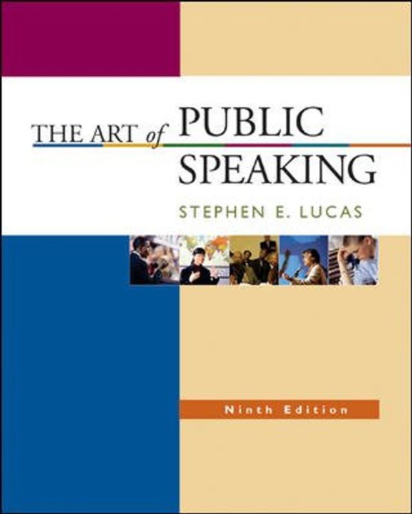 Cover Art for 9780077217181, The Art of Public Speaking by Stephen Lucas