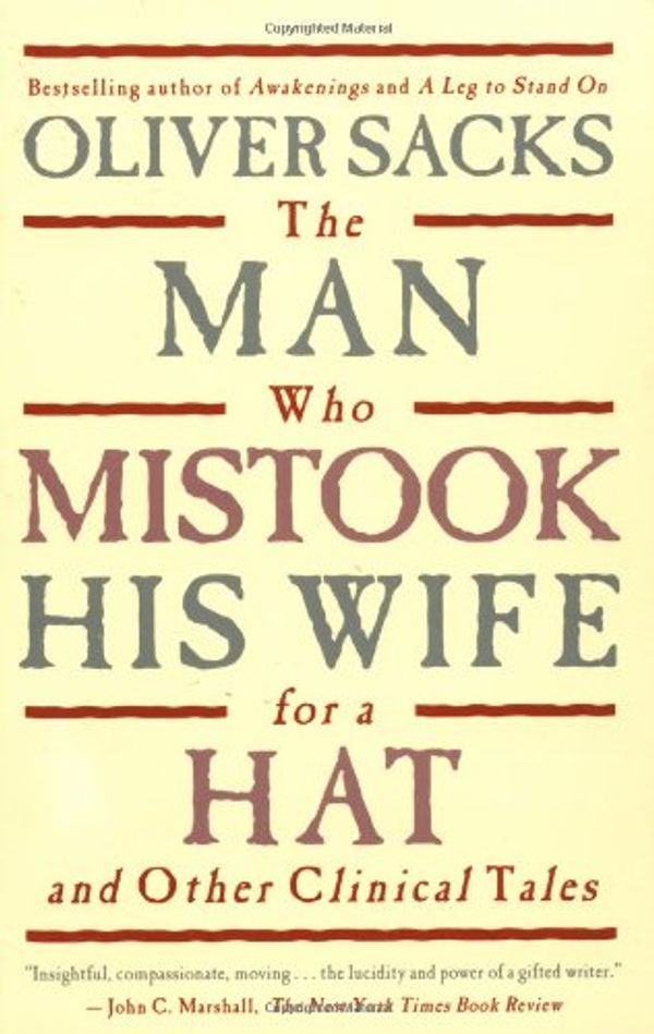 Cover Art for 9780671554712, The Man Who Mistook His Wife for a Hat And Other Clinical Tales by Oliver W. Sacks