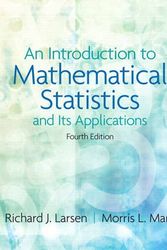 Cover Art for 9780131867932, An Introduction to Mathematical Statistics by Richard J. Larsen