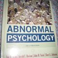 Cover Art for 9780470082027, Abnormal Psychology by Ann M. Kring
