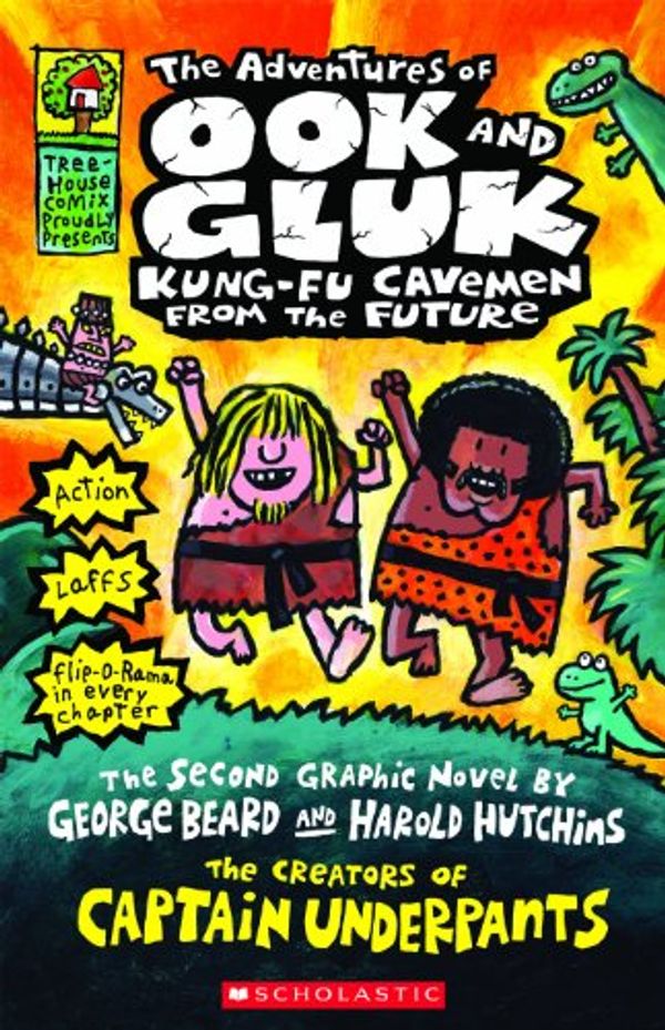 Cover Art for B00I4J38J4, The Adventures of Ook and Gluk: Kung-fu Cavemen from the Future by Dav Pilkey