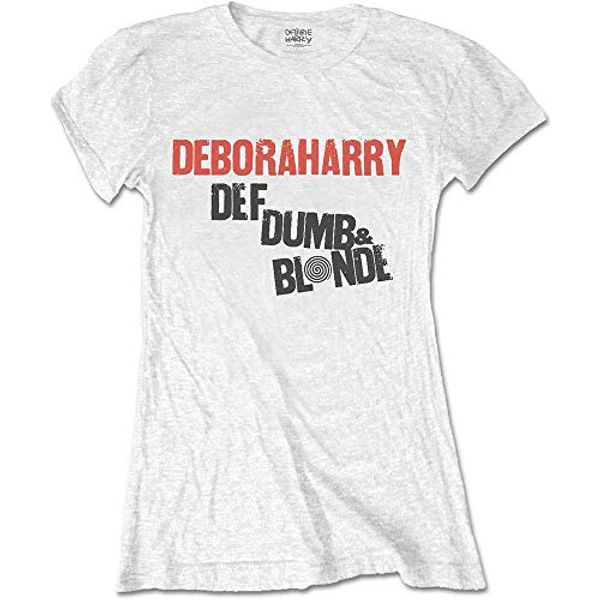 Cover Art for 5056170676083, Debbie Harry T Shirt Def Dumb & Blonde Official Womens Skinny Fit White XL by Debbie Harry