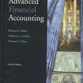Cover Art for 9780072904727, Advanced Financial Accounting by Richard Baker