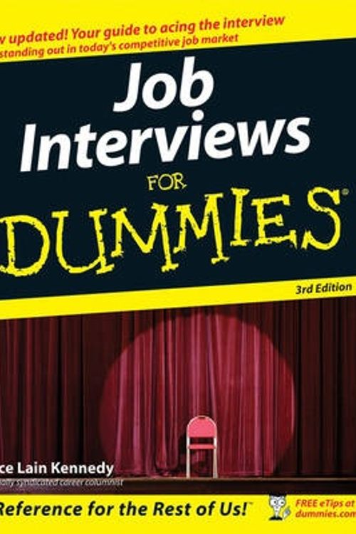 Cover Art for 9780470177488, Job Interviews For Dummies by Joyce Lain Kennedy