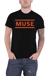 Cover Art for 5056368651359, Muse T Shirt Orange Band Logo Official Mens Black S by Muse