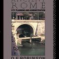 Cover Art for 9780415022347, Ancient Rome by O. F. Robinson