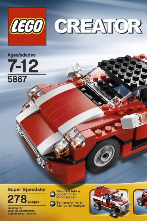 Cover Art for 5702014600522, Super Speedster Set 5867 by Lego