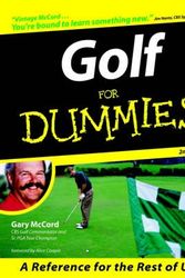 Cover Art for 9780764551468, Golf for Dummies by Gary McCord