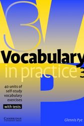 Cover Art for 9780521753753, Vocabulary in Practice 3 by Glennis Pye