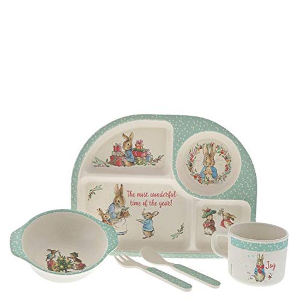 Cover Art for 0720322301899, Beatrix Potter A30189 Peter Rabbit Xmas Dinner Set Glass, Bamboo by Unknown