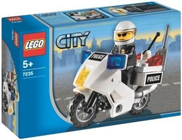 Cover Art for 0673419128377, Police Motorcycle Set 7235 by LEGO