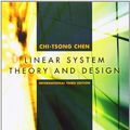 Cover Art for 9780195392074, Linear System Theory and Design by Chi-Tsong Chen