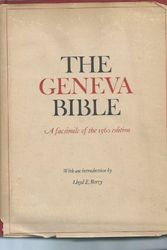 Cover Art for 9780299052515, The Geneva Bible, a Facsimile of the 1560 Edition. by Lloyd Eason Berry