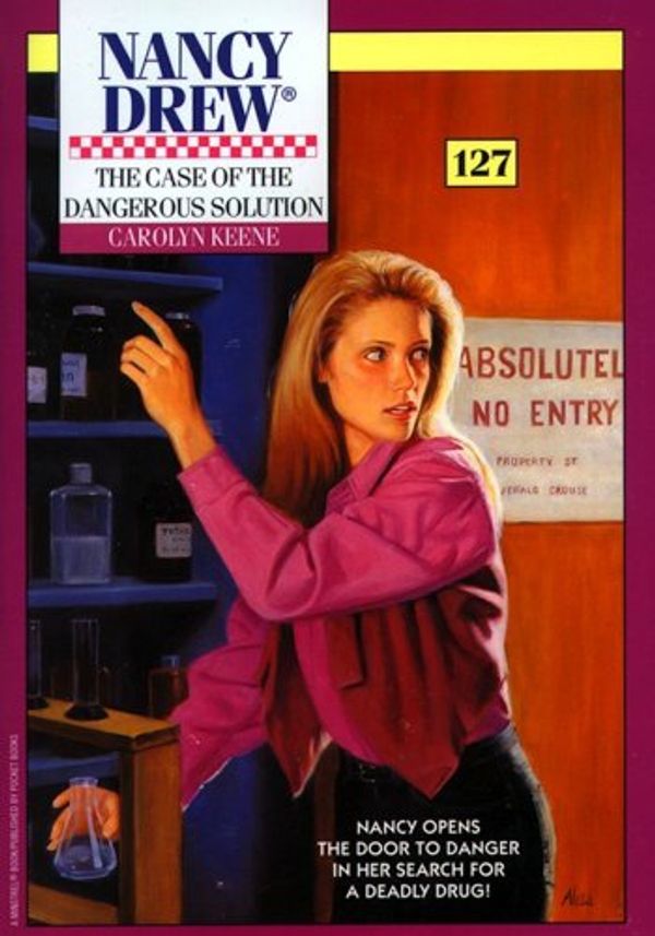 Cover Art for B0092PKJ8W, The Case of the Dangerous Solution (Nancy Drew Mysteries Book 127) by Carolyn Keene