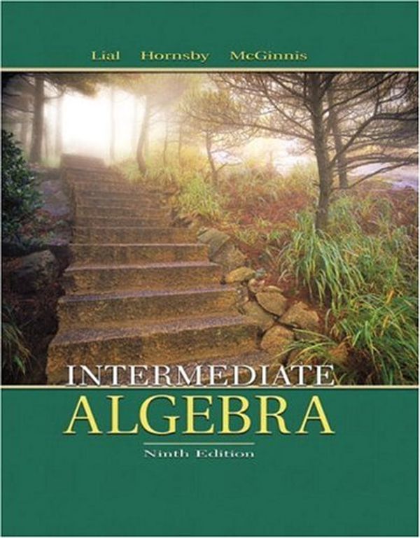 Cover Art for 9780321127136, Intermediate Algebra by Margaret L. Lial, John Hornsby, Terry McGinnis