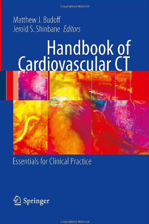 Cover Art for 9781848000919, Handbook of Cardiovascular CT by Matthew J. Budoff