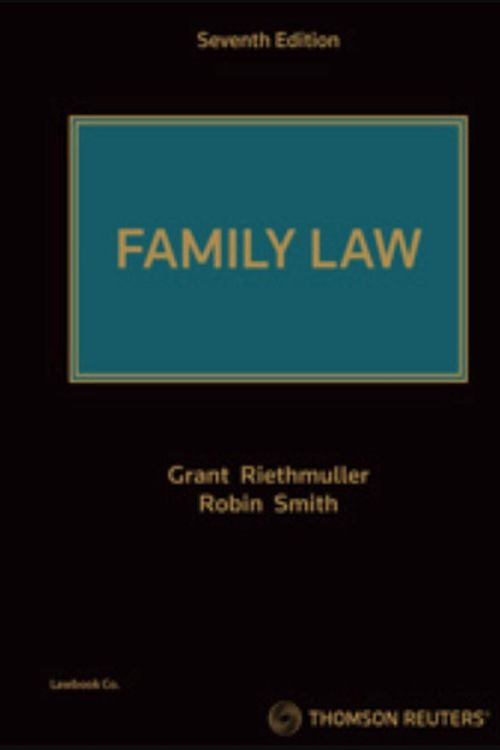 Cover Art for 9780455246093, Family Law by Grant Riethmuller