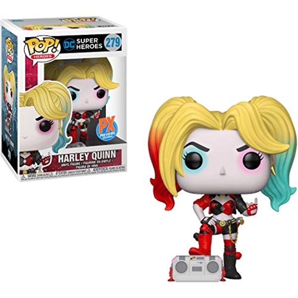 Cover Art for 9899999377511, Funko Harley Quinn (PX Exc) Pop Heroes Vinyl Figure & 1 Compatible Graphic Protector Bundle (38976 - B) by FunKo