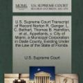Cover Art for 9781270004912, U.S. Supreme Court Transcript of Record Norton R. Ganger, L. C. Bethart, Thomas B. Hamilton, et al., Appellants, V. City of Miami, a Municipal Corporation in Dade County, Existing Under the Law of the State of Florida. by Unknown