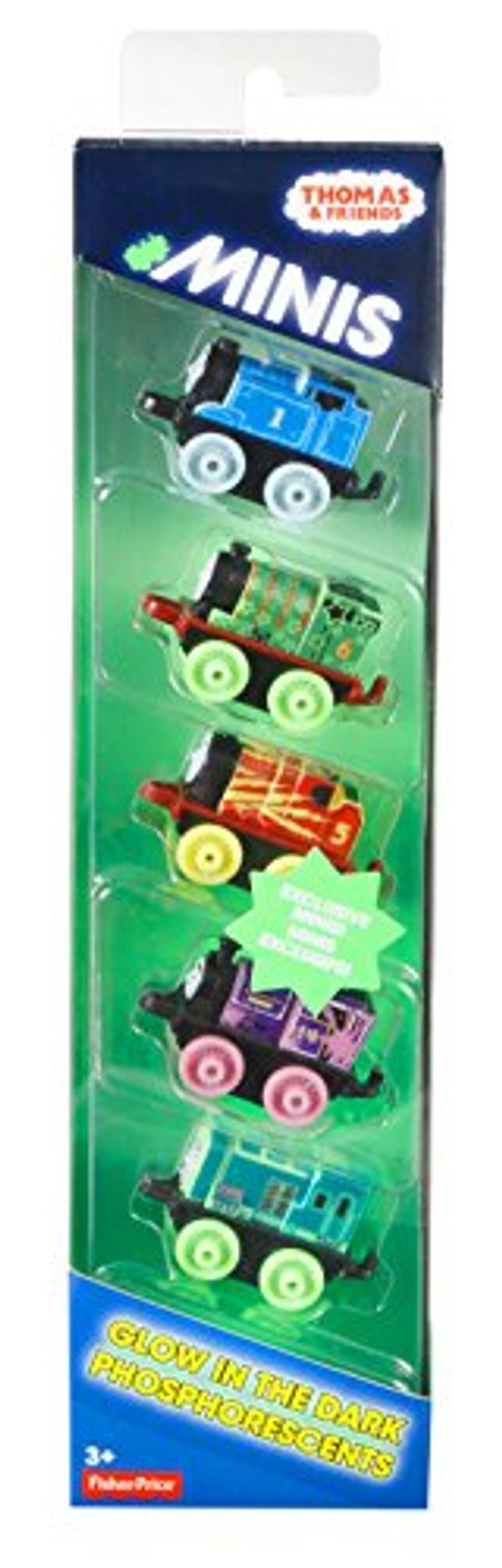 Cover Art for 0793631133642, Fisher-Price Thomas & Friends MINIS Glow in The Dark Engine 5-Pack by 