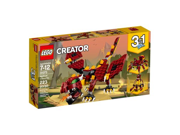 Cover Art for 5702016111804, Mythical Creatures Set 31073 by LEGO
