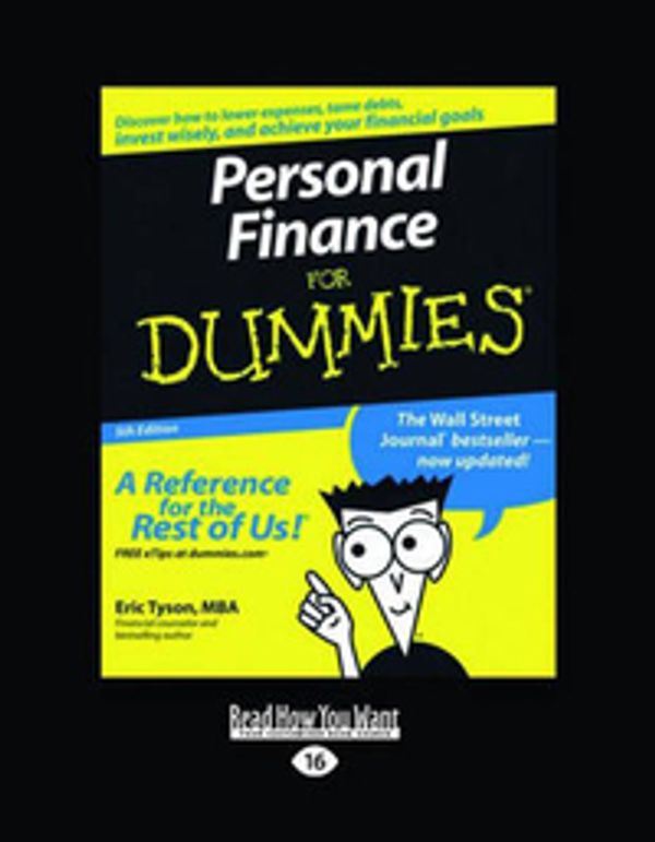 Cover Art for 9781458736789, Personal Finance for Dummies: Easyread Large Edition: Vol 1 by Eric Tyson