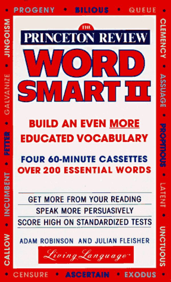 Cover Art for 9780517597613, Princeton Review: Word Smart II by Adam Robinson