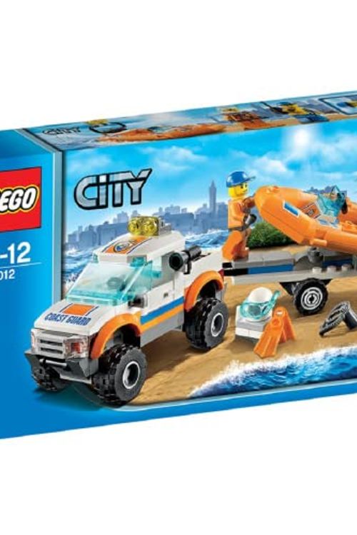 Cover Art for 5702014974128, Coast Guard 4x4 & Diving Boat Set 60012 by Lego