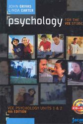 Cover Art for 9780731401505, Psychology for the VCE Student: VCE Psychology Units 1 & 2 by John Grivas, Linda Carter