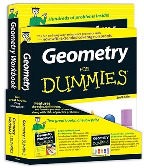 Cover Art for 9780470537022, Geometry for Dummies, 2nd Edition Education Bundle by Mark Ryan