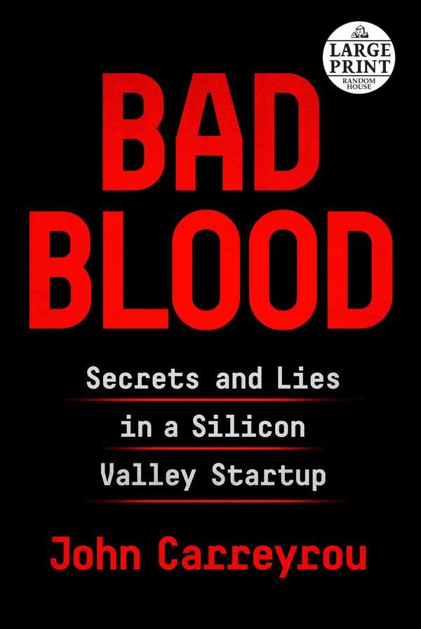 Cover Art for 9781984833631, Bad Blood by John Carreyrou